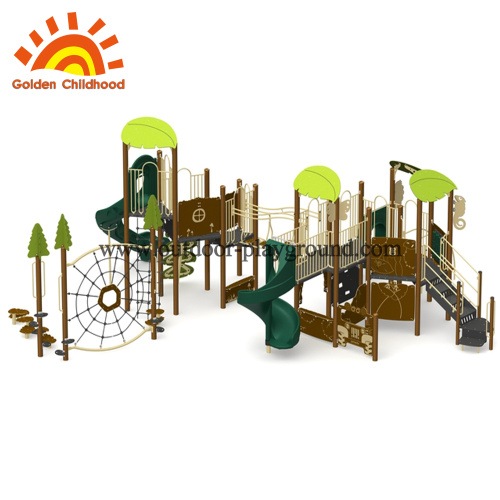 Outdoor Play Climbing Net Wave Structure Frame