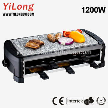 Party Raclette Grill with stone plate
