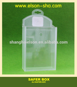 EAS anti-theft protective box, plastic Eas safer box, Eas display box for supermarket
