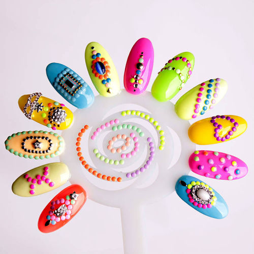 Colorful 3D Nail Rock/DIY Nail Decoration