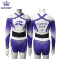 Sublimation long sleeve cheer uniforms