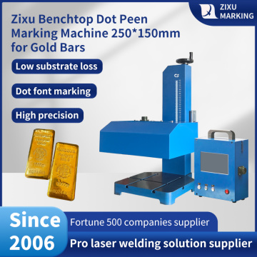 Zixu Dot Peen Marking Machine for Gold Bars 250X150mm