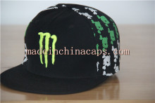 flat brim fitted snapback cap