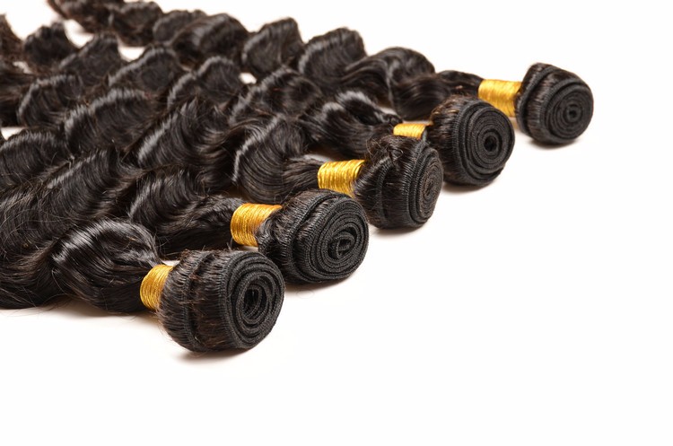 Adorable Ocean Water Wave Human Hair 7A Unprocessed hair bulk Tangle Free loose deep curly remy hair