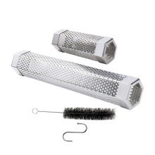 Cold Smoke Generator BBQ Grill Mesh Tray Stainless Steel Smoker Tube