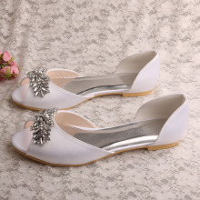 Open Toe Flat Shoes for Wedding