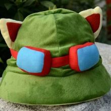Wholesale Temo Armored Dragon Turtle Hat - Warcraft Tribe Alliance Teemo Cosplay Props Plush Hat Animation Accessories