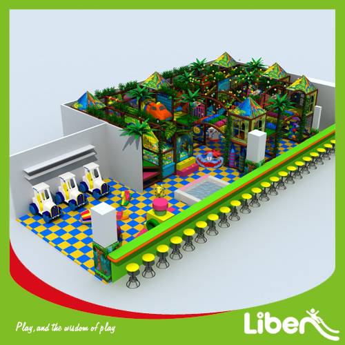 Soft indoor amusement playground