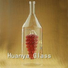 High Quality Glass burgundy Wine Bottles Wholesale/red glass wine bottles/colored glass wine bottles
