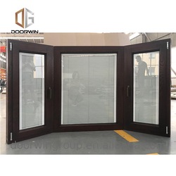 CE Standard Thermal Break Wood Color Tilt Turn Cheap Aluminum Windows