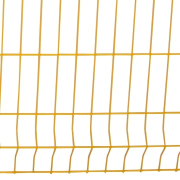 recinzione di sicurezza curvo triangolo curvo rivestito in pvc