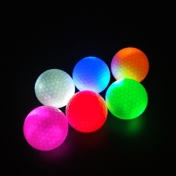 Palline da golf colorate a LED da notte di vendita calda