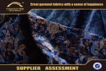 See through jacquard velvet fabric for dresses