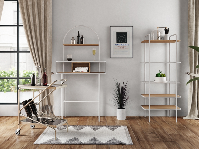 Modern 4-layer Shelf for Home Furniture
