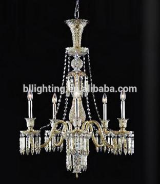 Modern gold French crystal baccarat chandelier