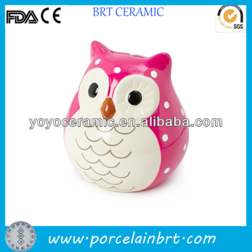 delicate bird shape owl money box