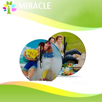 Tempered Glass Clock for Sublimation printing wall clock