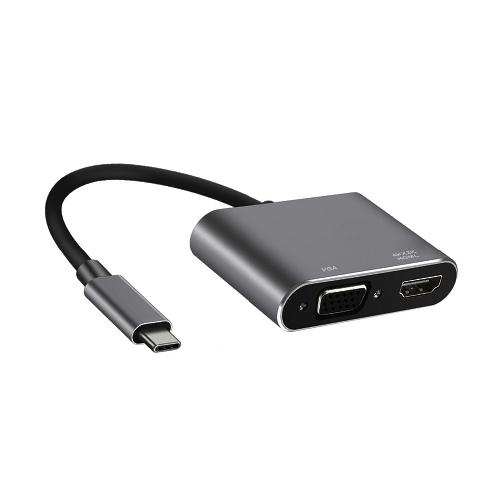 USB C إلى HDMI &amp; VGA Multiport Atper USB HUB