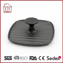 Cast iron cookware bacon press/meat press