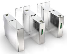 Half Height Glass Sliding Turnstile Gates