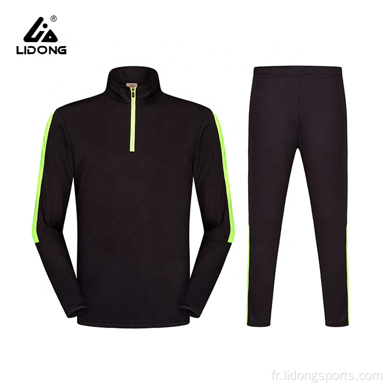 Formation de football Top Quality Men Soccer Tracksuit