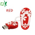 Couvercle de lecteur flash USB en silicone de la collection Beach Flip-flop