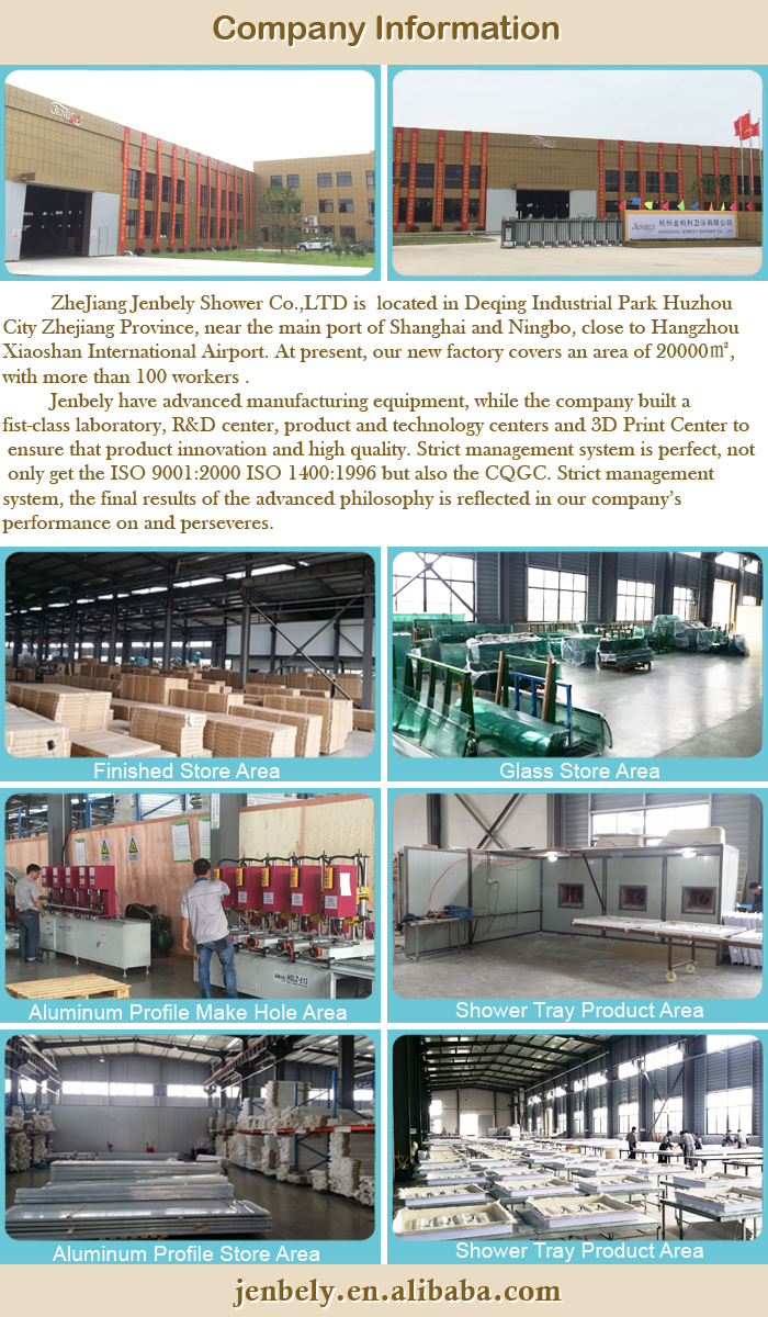 6mm Square Chrome Hinge Glass Enclosure Doors For Department