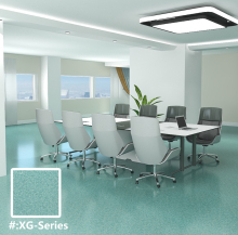 Commercial PVC Homogeneous adhesive Vinyl floor Roll