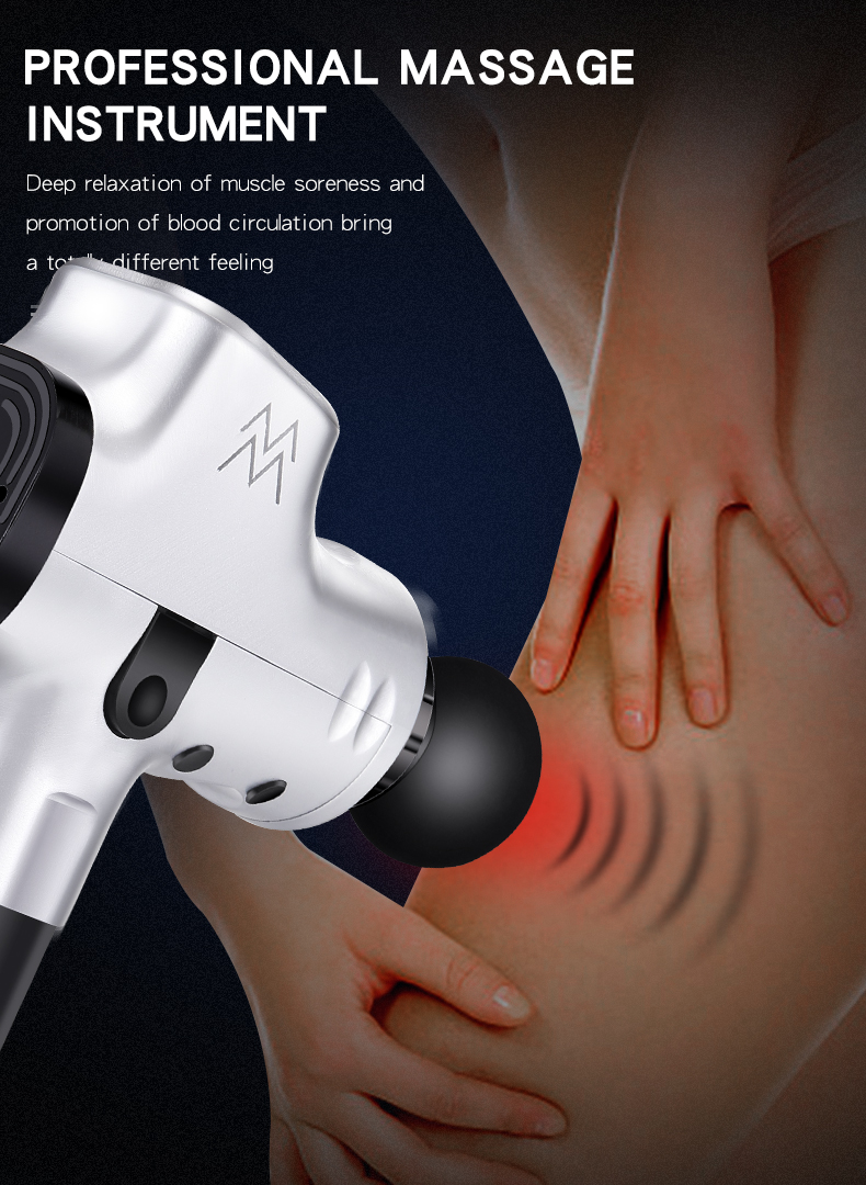 Fascia gun muscle relaxation massager massage grab electric physiotherapy instrument relieve muscle massage relax shock gun