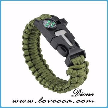 5 in 1 Survival Bracelet Custom, Veteran Paracord Bracelets, Military Bracelets