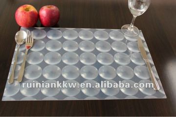 Crystal PVC Eco-friendly Table Mat ---- high class table pads