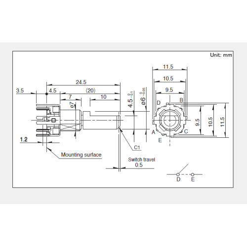 Ec09e serie Incrementele encoder