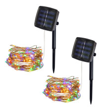 10M 100 LED Copper Wire Outdoor Solar String Lights - Waterproof Fairy Lights