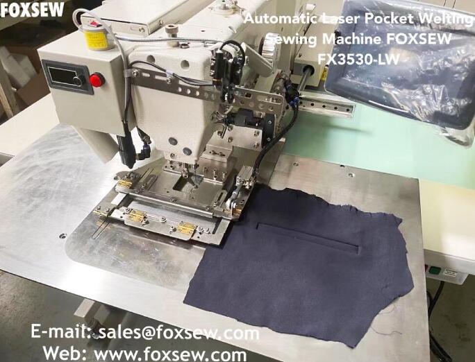 Automatic Laser Pocket Welting Sewing Machine FOXSEW FX3530-LW -2