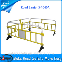 Durable traffic plastic pliable barrier