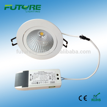 12w dimmable cob led downlight led light downlight, wholesale led downlight cob