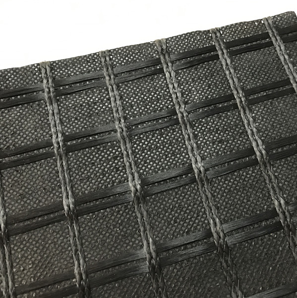 Geokomposit Geotextil sydd med Geogrid