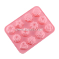 12-wnęka Mini Silikon Candy Chocolate Ice Mold