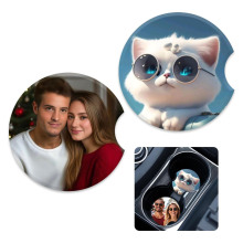 Custom Personalized Ceramic Coasters with Photos and Logos