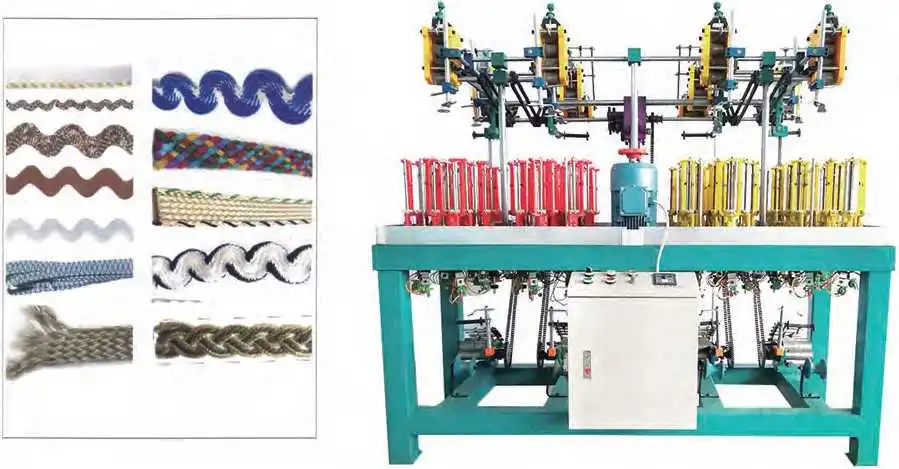 16 Spindles High Speed Flag Rope Braiding Machine