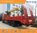 Camion piattaforma Dongfeng 6X4 con gru 10 tonnellate
