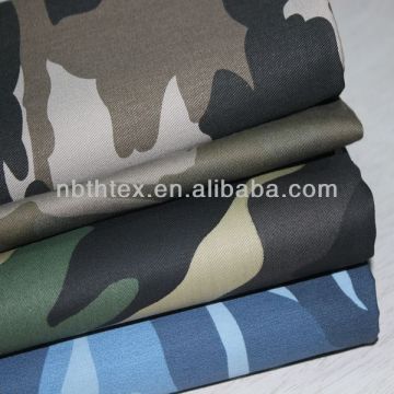 cotton military camouflage canvas fabric for garments