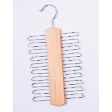 16cm Natural Wooden Tie Hanger