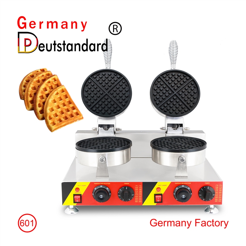 Kommerzieller belgischer Doppel-Waffeleisen-Doppel-Side-by-Side-Waffeleisen