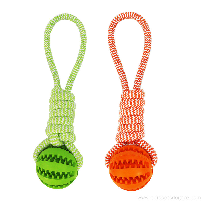 Hot Durable Rubber Cotton Rope Dog Chew Toy