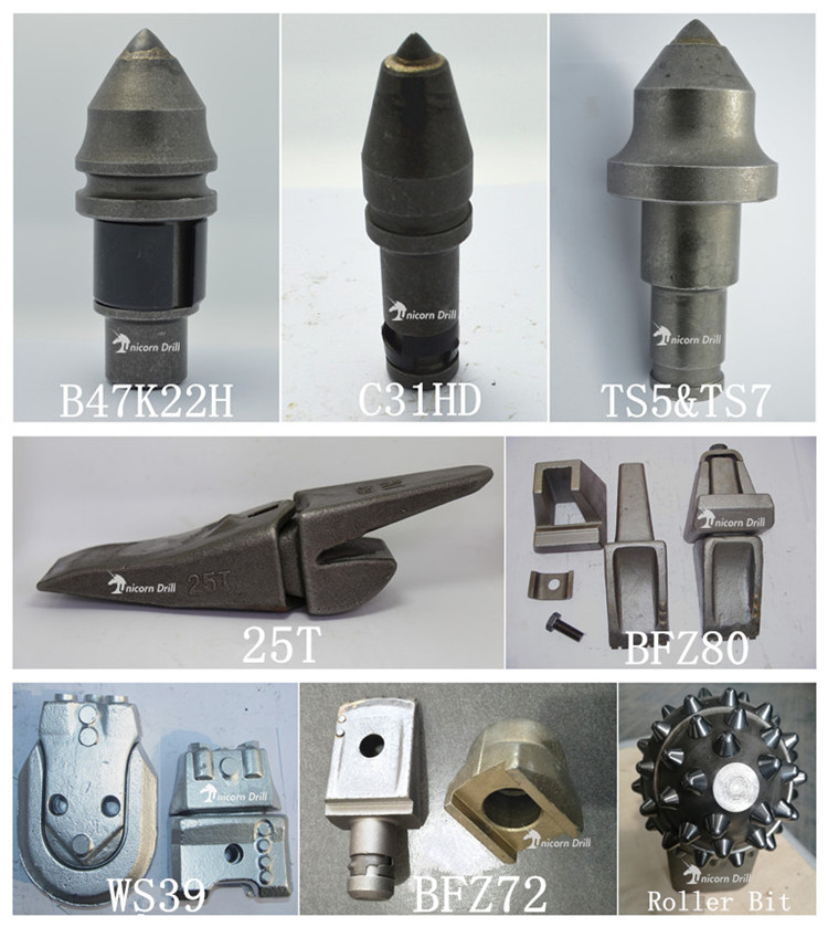 Piling Rock Auger B47K25 Diamond Tip Core Drill Bit