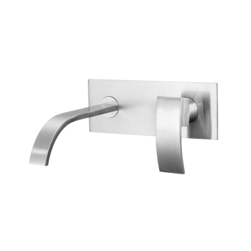 Wall-Mounted Waterfall Faucet for Bathroom Sinks