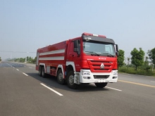 Howo 8x4 used foam fire trucks for sale