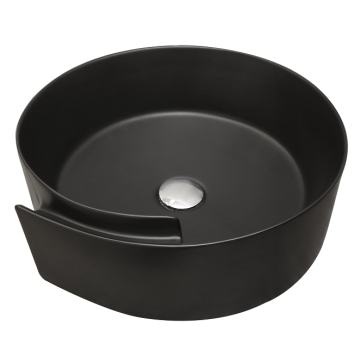 Lavelli per lavabo in ceramica da bagno di colore nero