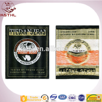 Popular Private Clothing Woven Labels Double Sided